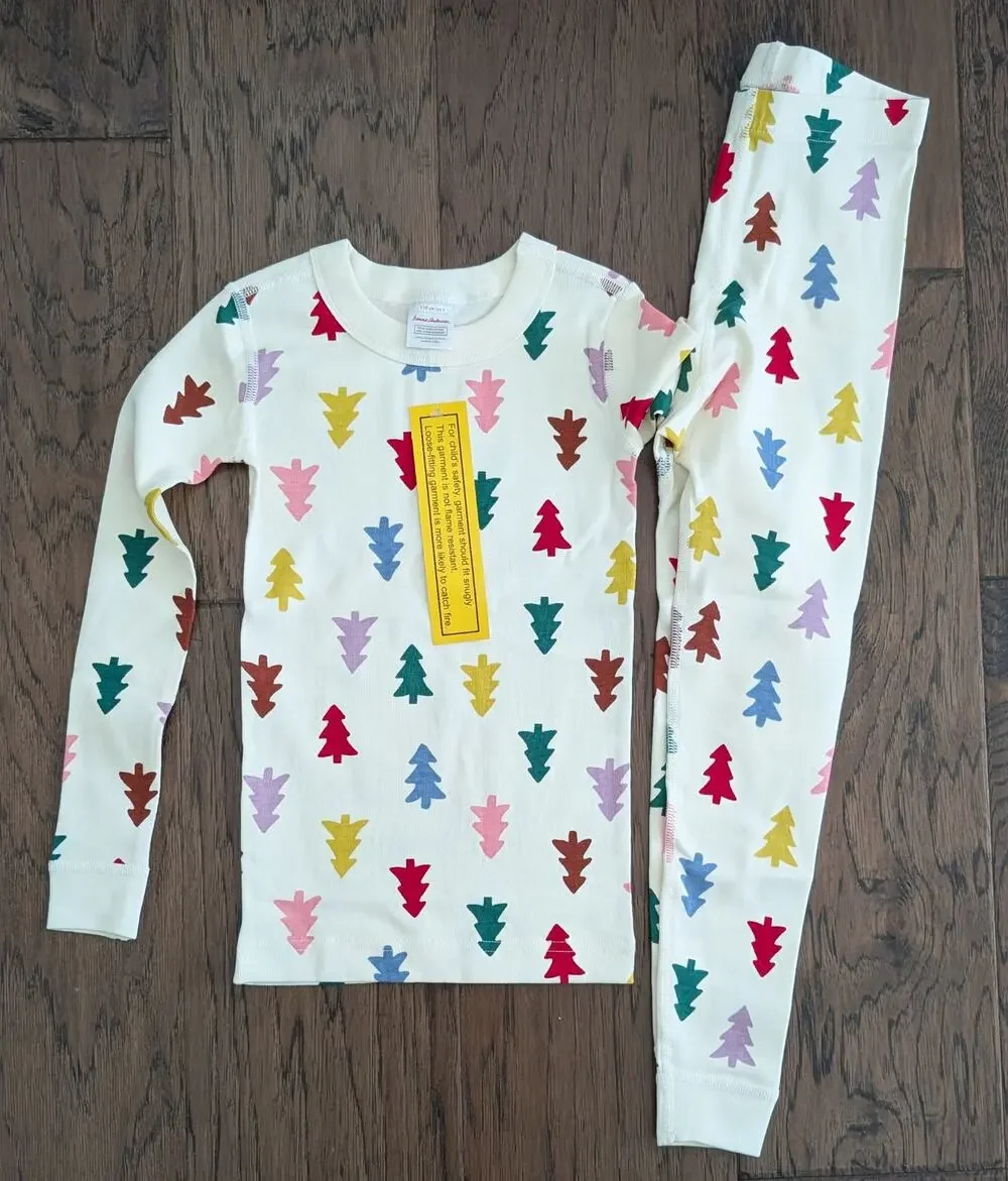 Hanna Andersson Christmas Tree Pajamas NEW!